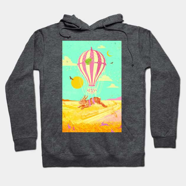 RABBIT BALLOON Hoodie by Showdeer